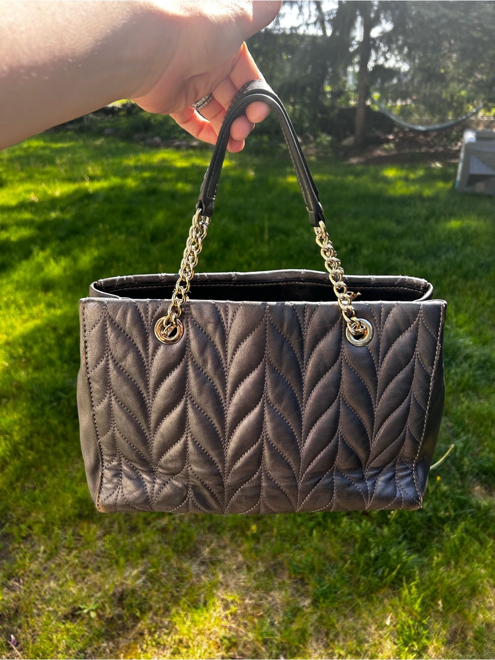 Kate Spade Briar Lane Quilted Leather Chain Shoulder Bag - Picture 3 of 14